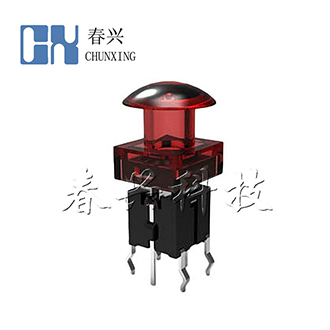 Illuminated tact switch