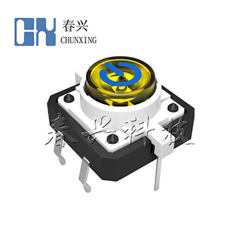 Illuminated tact switch