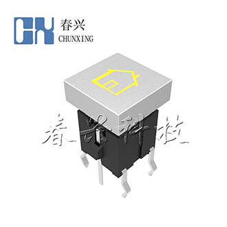 Illuminated tact switch