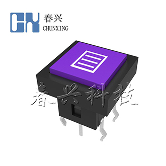 Illuminated tact switch