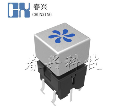Illuminated tact switch