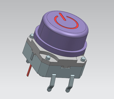 Illuminated tact switch