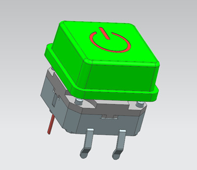 Illuminated tact switch