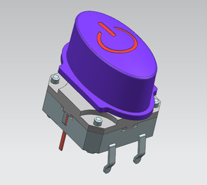 Illuminated tact switch