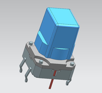 Illuminated tact switch