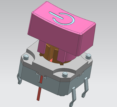 Illuminated tact switch