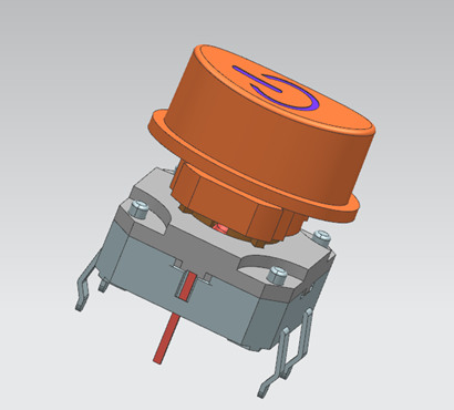 Illuminated tact switch