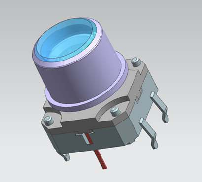 Illuminated tact switch