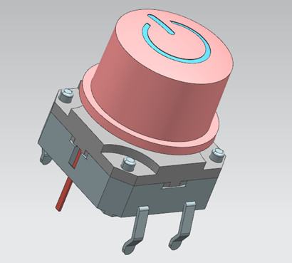 Illuminated tact switch