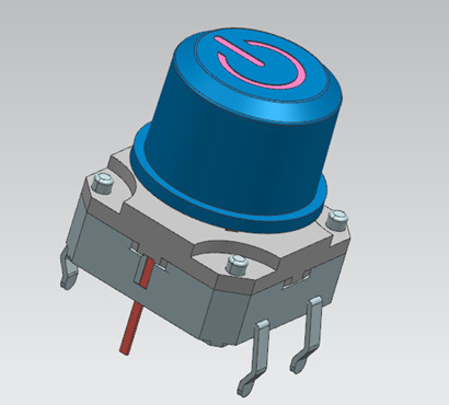Illuminated tact switch