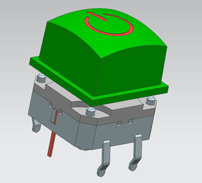 Illuminated tact switch