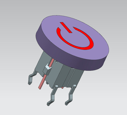 Illuminated tact switch