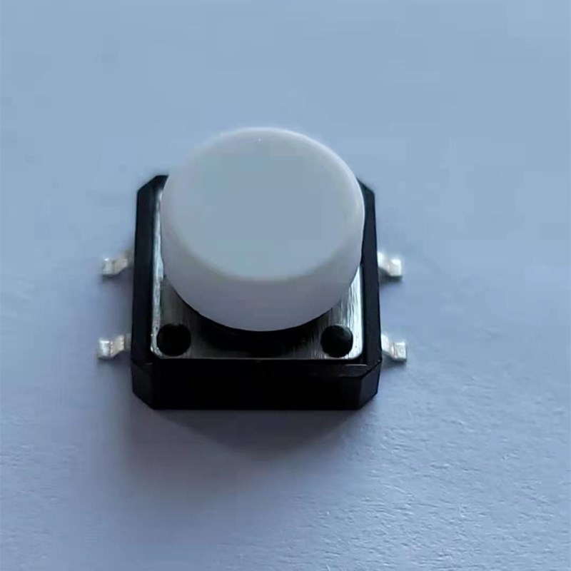 Button cap with switch