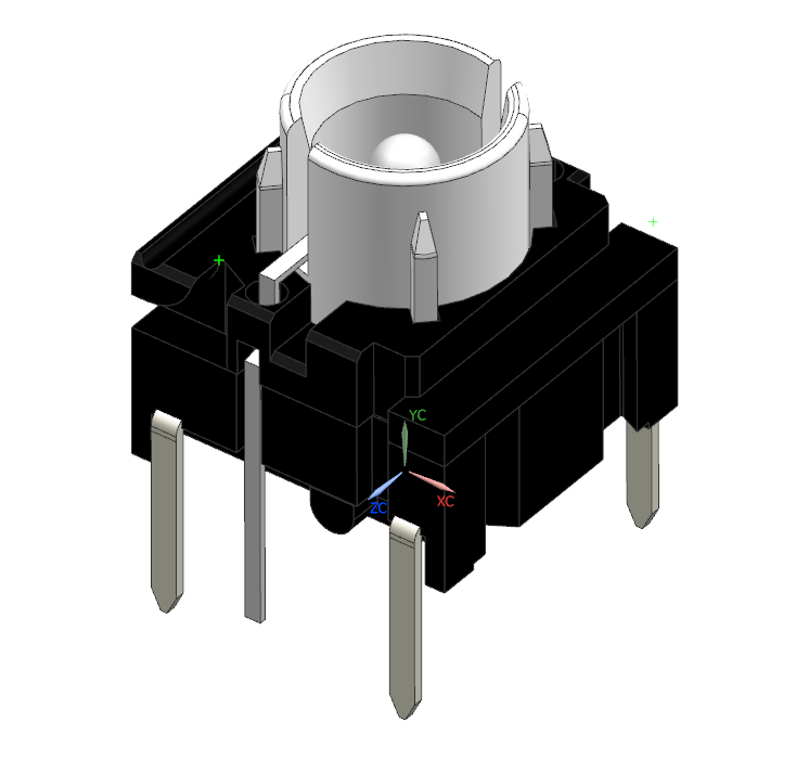 Illuminated tact switch